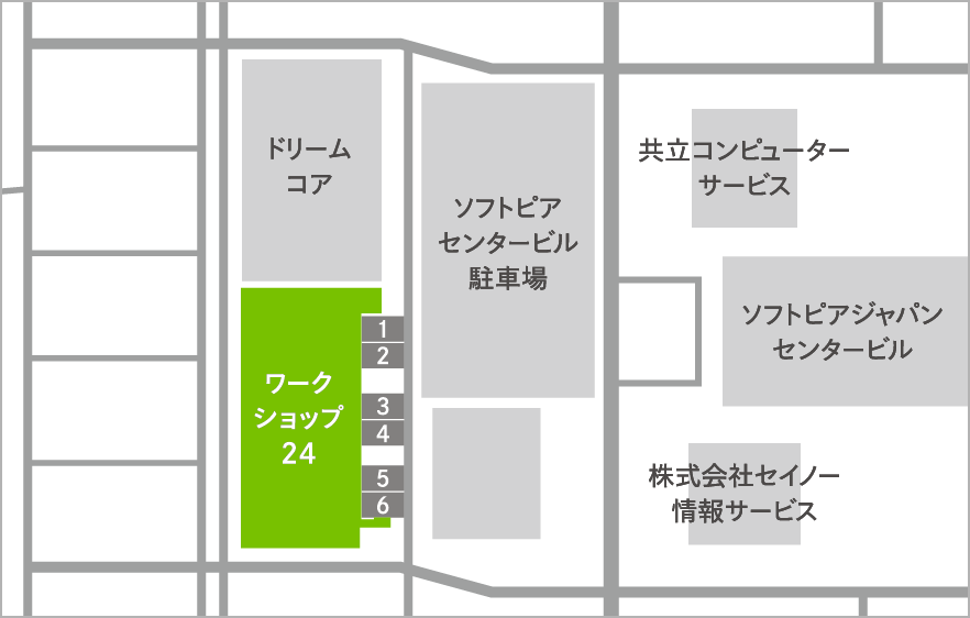 駐車場の詳細マップ